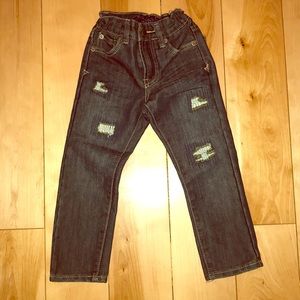 Boys Lucky Brand Distressed Jeans.